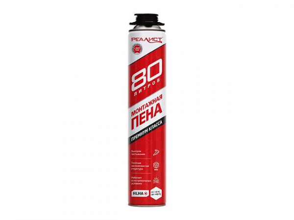 Пена монтажная REALIST 80 летняя